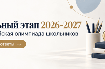 школьный этап олимпиады 2026-2027